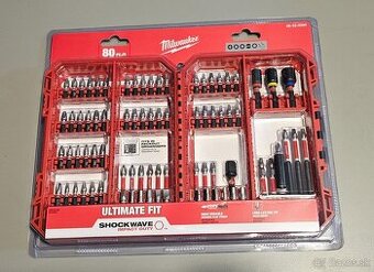 Sety bitov a vrtáky Milwaukee