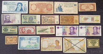 Bankovky z obehu svet 5