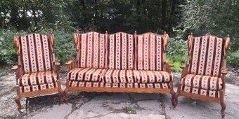 Starožitná sedacia súprava 3+1+1