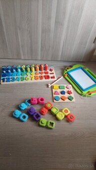 didakticka hracka na pocitanie, tvary a jemnu motoriku