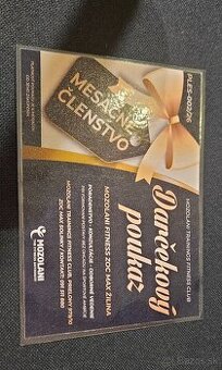 Darčekový poukaz Mozolani Fitness