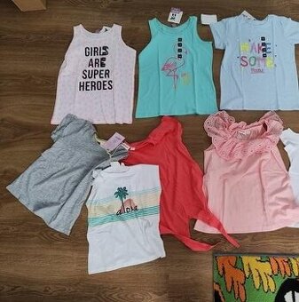 Tričká a tielka veľkosť  128 nové