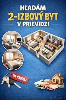 Hľadám dvojizbový byt na predaj