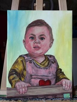 Malovanie portrétov akrylovými farbami