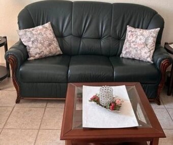 Luxusní italská kožená sedačka, 4094