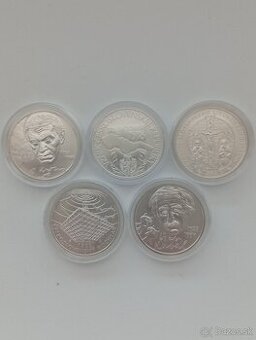 Strieborné 10 eurové mince BK