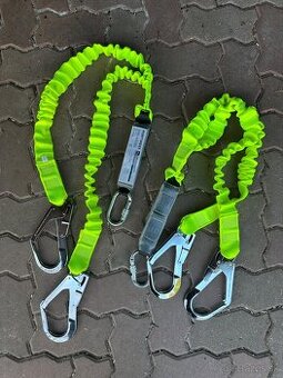Dvojité elastické lano s tlmičom pádu (180cm)