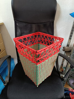 Retro bužírkový smetný kôš