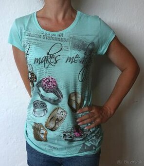Nové tričko s 3D potlačou - S-M
