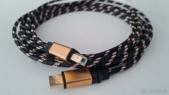 Predám Roline USB kábel 2.0 A-B HighSpeed Gold - nový