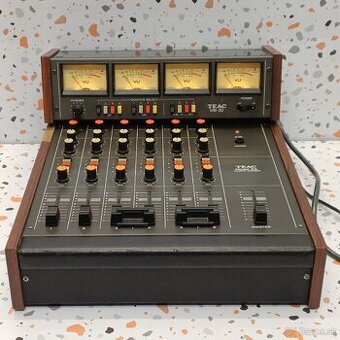mixážny pult TEAC Model 2A + mostík s VU metrami TEAC MB-20