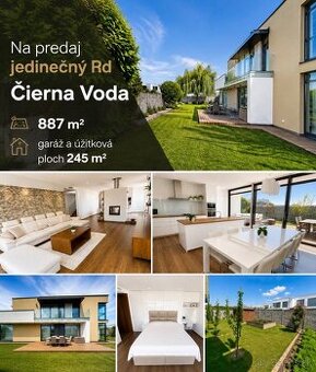 Jedinečný moderný Rodinný dom Čierna Voda-Chorvátsky Grob
