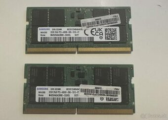 64GB Kit DDR5 RAM Samsung (2x32GB) 4800MHz SODIMM