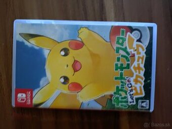 Pokemon lets go pikachu jp verzia  angličtina