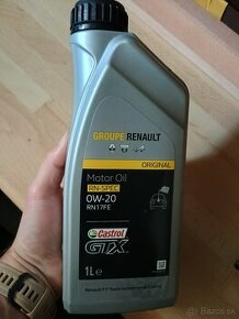 Olej Castrol GTX 0W-20 RN17FE 1.5 blue dci Renault Dacia 0W - 1