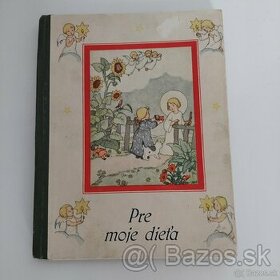 Stará kniha s detskými modlitbami - 1