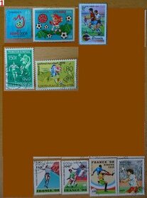 Nádherné poštové známky FUTBAL