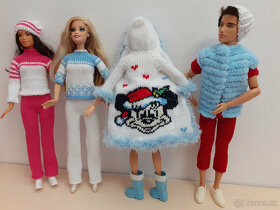 aj zimné šaty pre bábiky STACIE barbie Mickie maus baroláky