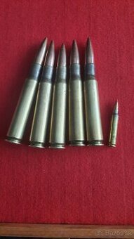 50 BMG, 12,7x99mm .50BMG delaborovane