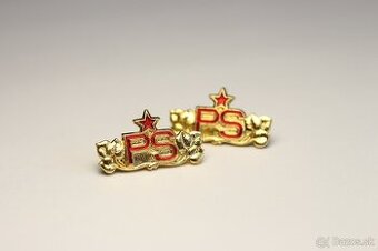 Odznaky PS Pohraničná Stráž, krásny stav - zlaté ČSSR, ČSLA