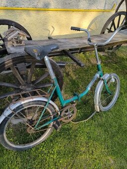 Skladací bicykel - nálezový stav