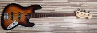 ELWOOD bezpražcová basgitara jazz bass