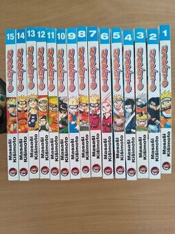 Naruto manga 1-15 CZ