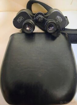 BINCOCULÁR CARL ZEISS JENA 7X50  V KOŽENOM OBALE