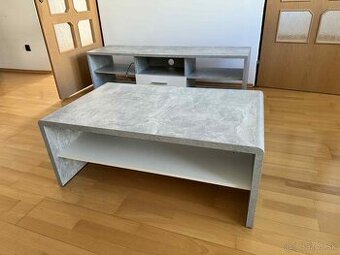 Predám  set - konferenčný stolík + TV stolík