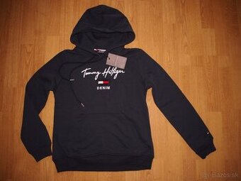 Tommy Hilfiger dámska mikina s kapucnou čierna