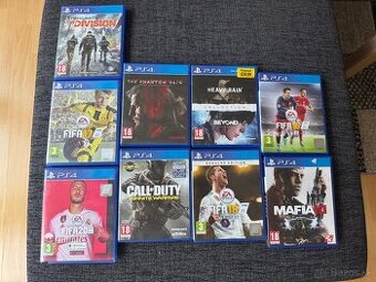 Hry na PS4 - fifa, mafia 3, tom clancy, Call of duty