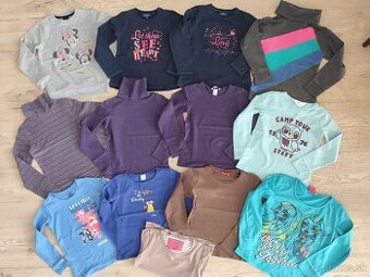 Balík tričiek s dlhým rukávom veľ. 122