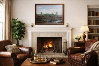 OBRAZ - Olejomaľba - Philipp Graf - Krajina