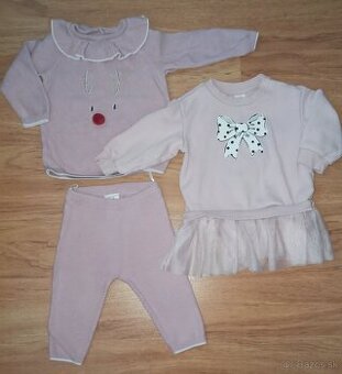 Vianočné oblečenie v. 74 pre dievčatko