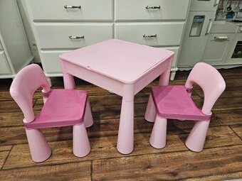 Detský stôl + 2 stoličky