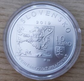 Predám 10 eur Slovensko 2019 - M. R. Štefánik BK