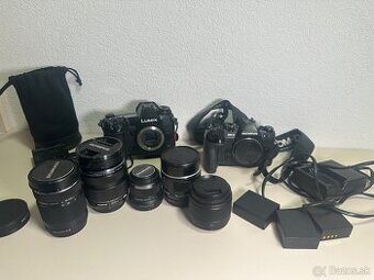 Panasonic Lumix G9 + Olympus OM-D E-M1 II + PRO objektívy 12