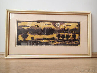 Obraz Gustáv Kružič Horúci deň 1965