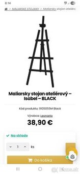 Atelierovy maliarsky stojan