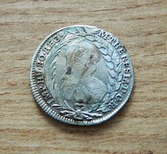 Predám 20 grajciar 1772 I.C.S.K.  Mária Terézia