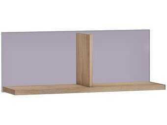 Polica Meblocross Kitty KIT-09 - sonoma svetlá / levanduľa /