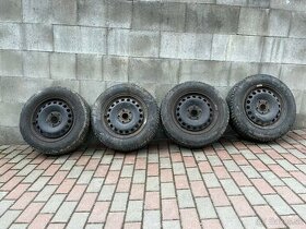 Plechové disky R15 5x112 + zimne pneu