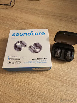 Bezdrôtové Clip-on slúchadlá Soundcore C30i
