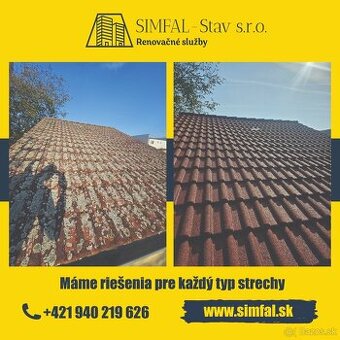 Strechy, Fasády, Dlažby - Zatepľovnie, Čistenie, Maľovanie