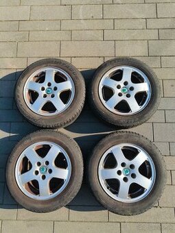 Hliníkové disky + pneu. na Škodu, 185/60 R14