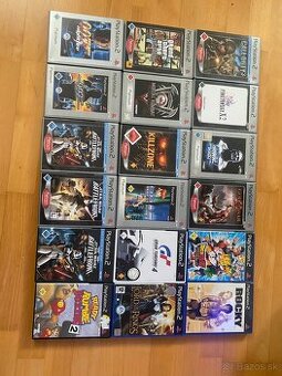 Playstation 2 hry zbierka ps2 18ks