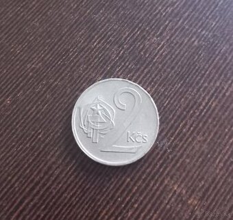 Predám mincu 2 kčs 1977, ČSSR