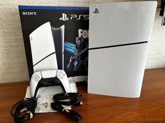 Playstation 5 Slim Digital v Záruke PS5 + slúchadla JBL