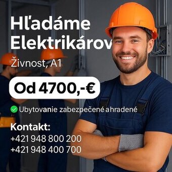 Hľadáme elektrikárov Nemecko 2025