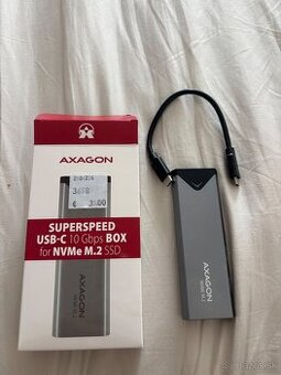Externý box na SSD disk